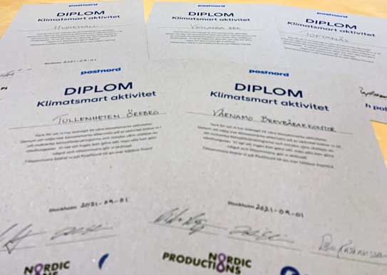 Klimatsmarta Diplom