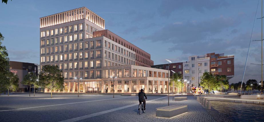 Klimatneutralt hotell i Sundsvall