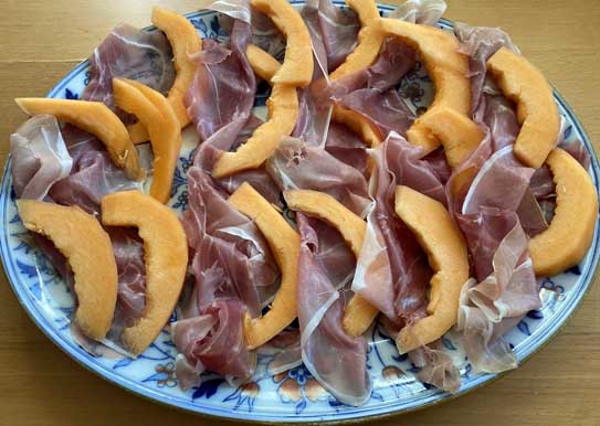 Prosciutto mellone