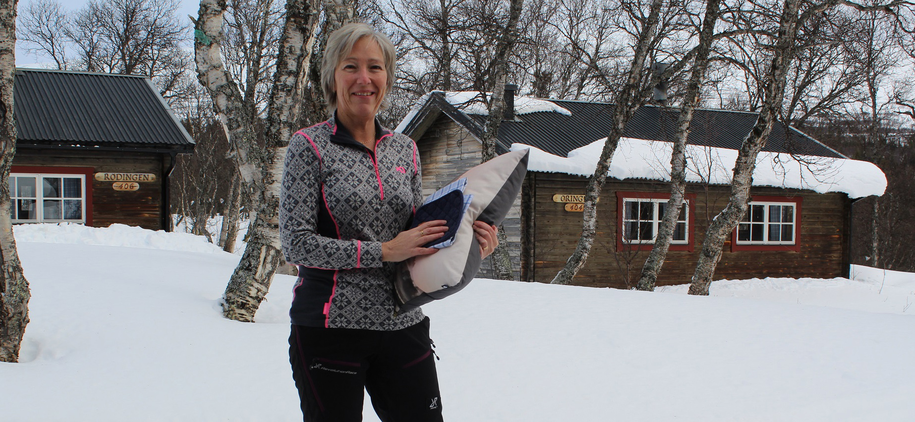 Eva Åslund är platschef på STF Fjällhornet Resort