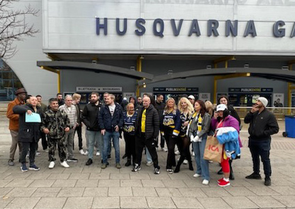 Hockeykväll med kollegorna – HV71 mot Rögle