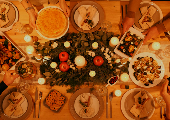 Julbord i Wellness-köket