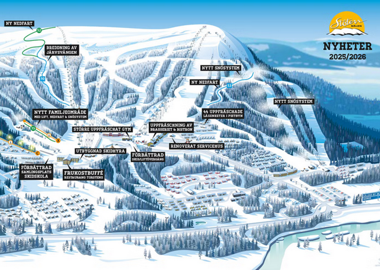 Stöten investerar 75 miljoner i skidanläggningen
