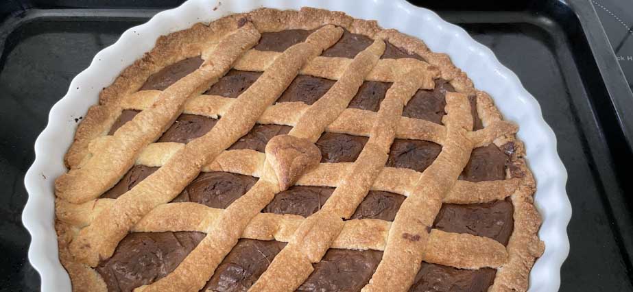 Crostata med Nutella 