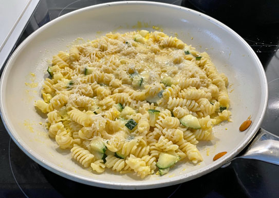 Pastaomelett 