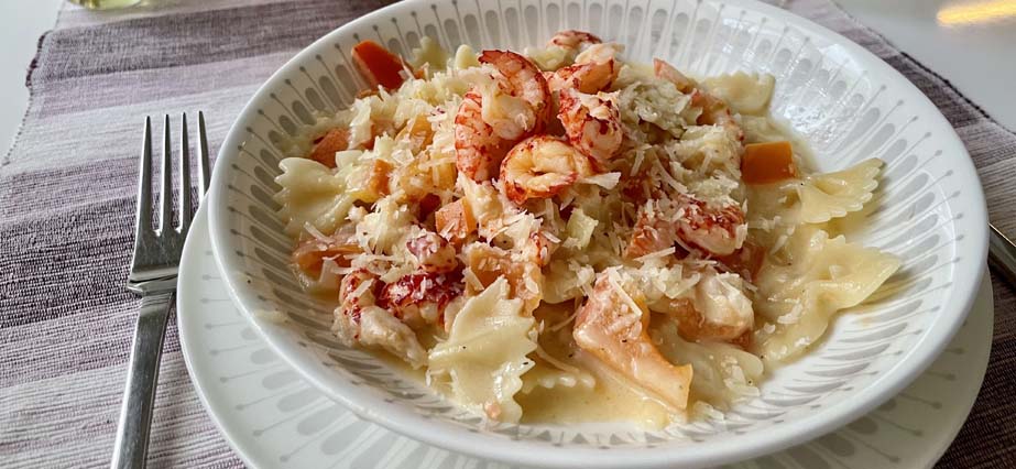 Kräftpasta
