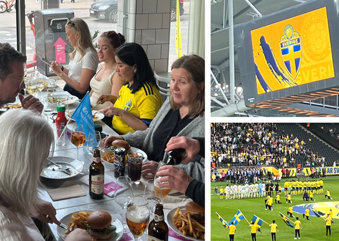 Målkalas på Strawberry Arena