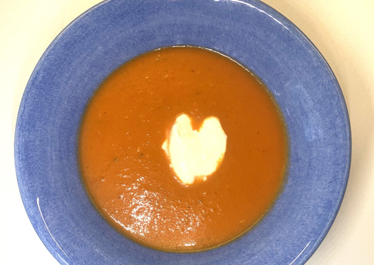 Lunch tomatsoppa
