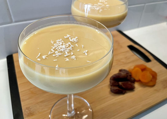 Smoothie med banan och kokos