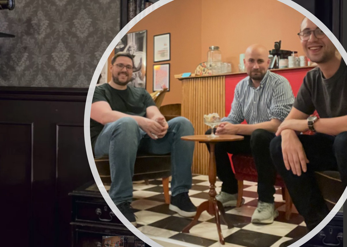  Väl framme på Historical Escapes åkte labbrockarna på 