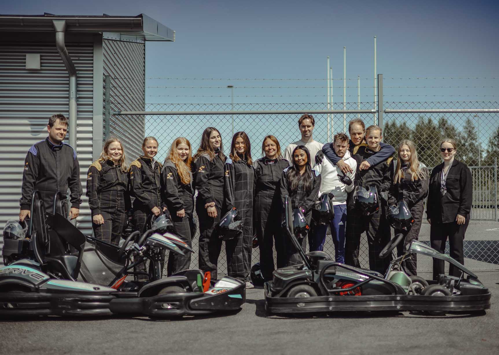 Fartfylld dag för Mariestad BE på Go-kart banan